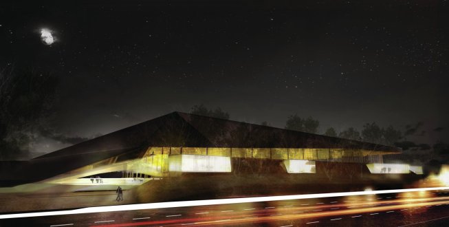Night view.