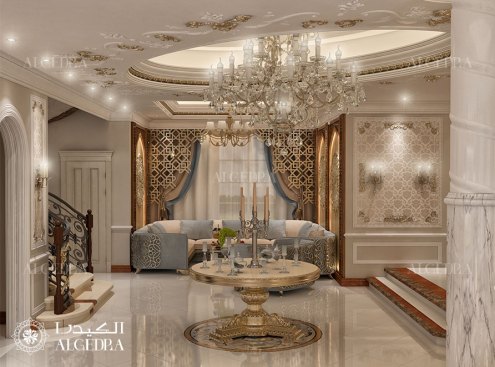 Hall entrance of luxury villa