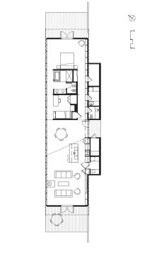 The home’s floor plan.