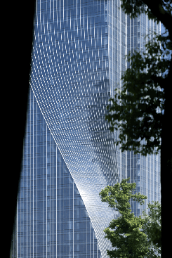 Double-curved façade (shown in GIF)