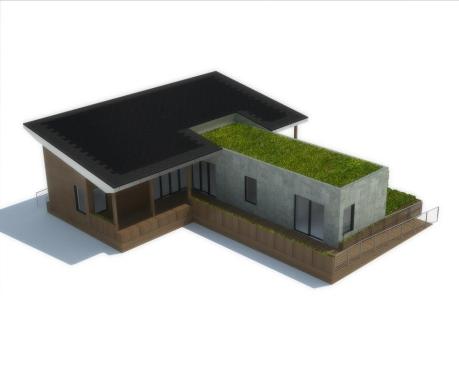 Aerial rendering.