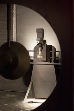 Equipment in the new photometry laboratory includes a mirror-type gonio-photometer system.