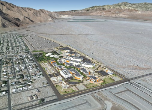 College of the Desert, aerial view.