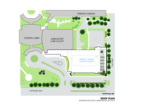 URMC+James+Wilmot+Cancer+Center+Roof+Plan
