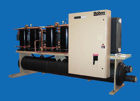 McQuay scroll-compressor Templifier water heaters recover waste heat to make it available for space heating and domestic hot water. Units range from 500 to 3,000 MBH and can heat water up to 160 F (89 C). The hermetic scroll compressors feature low sound levels and use R-134a refrigerant, which has no ozone-depletion potential or phase-out schedule. (800) 432-1342 / www.mcquay.com CIRCLE NO. 93; ecostructure.hotims.com