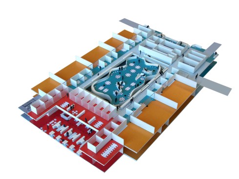 Second floor model.