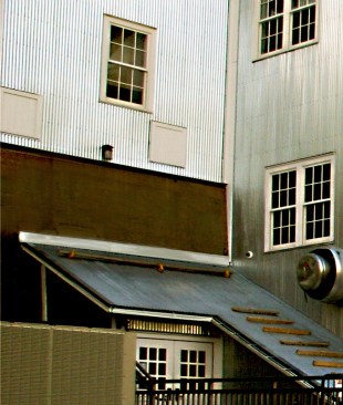 I shot this in 2012. It is the newly remodeled Slime Plant located in Deadwood, South Dakota. It was used in a gold ore extraction process. It lives on today as The Deadwood Mountain Grand Casino and Hotel.