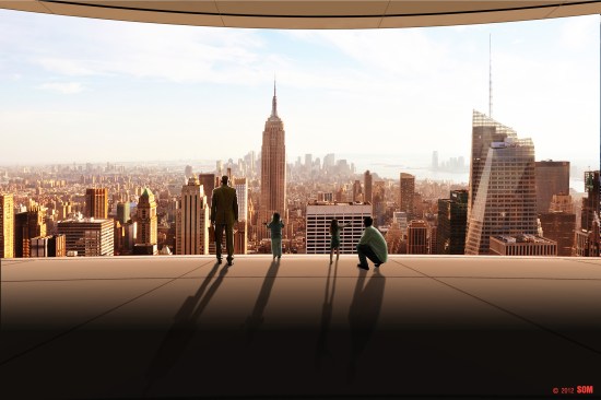 Views from the observation deck.