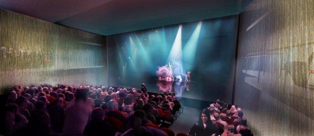 Performance hall.