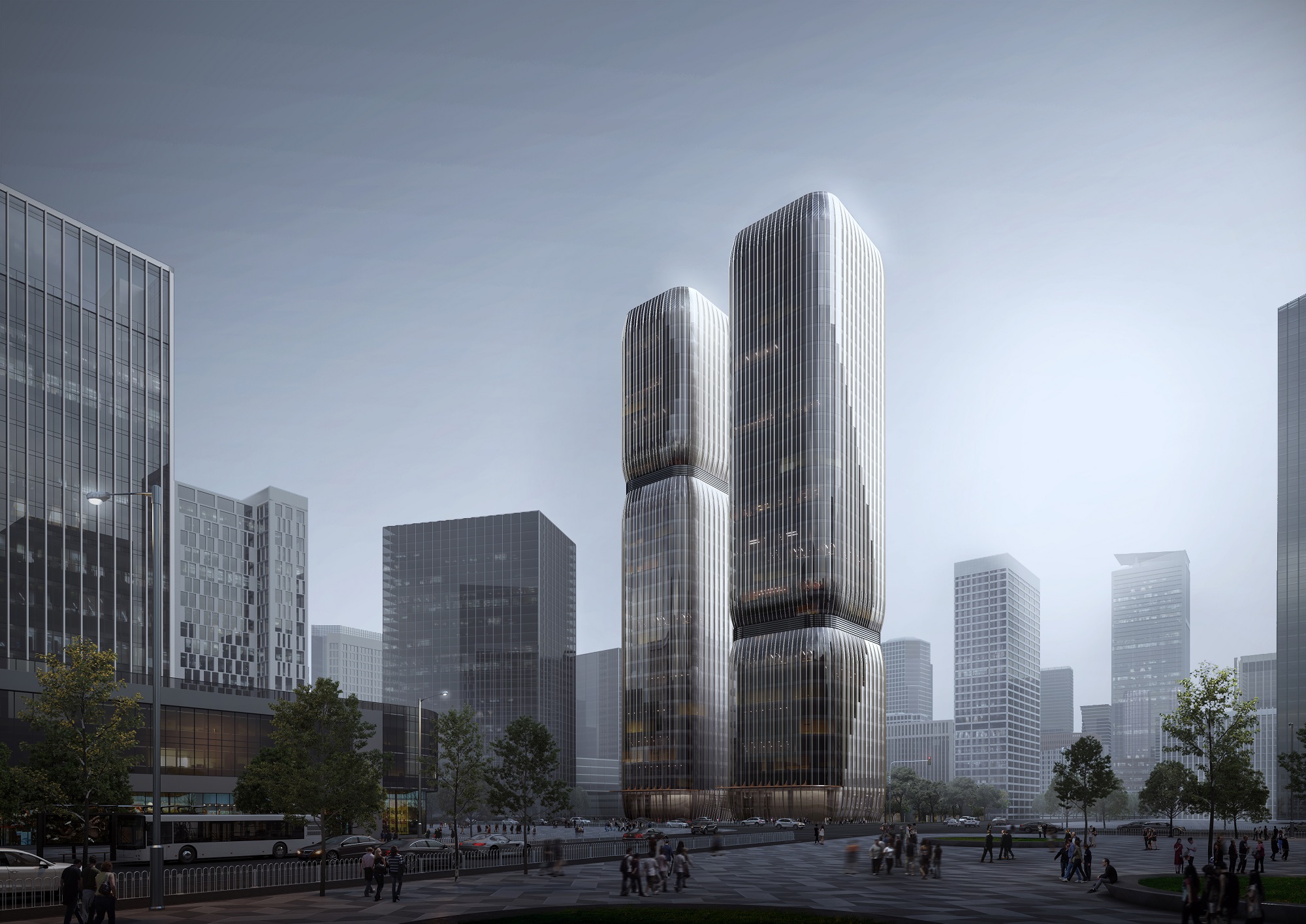エリア20thPSA10 アジア Huanggang Skyscraper | Aedas Ltd