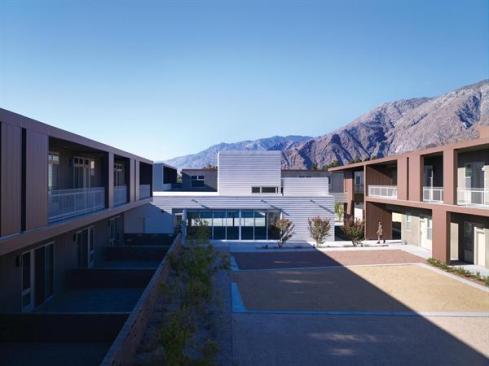 Cross-ventilation cools both exterior and interior spaces, providing important cost savings for the residents.