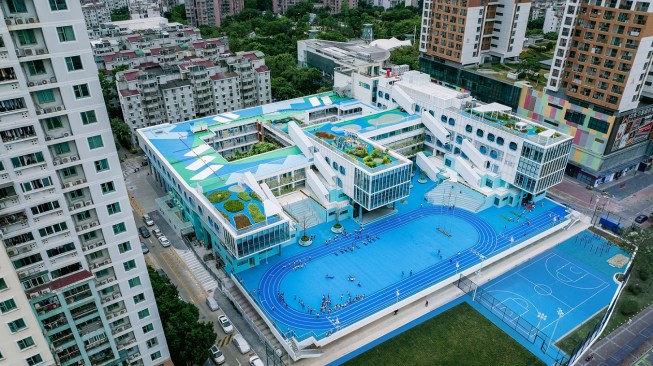 aerial view