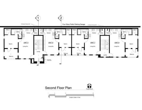 The projects second floor plan.