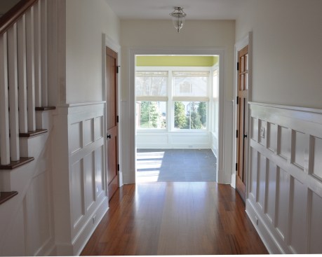 View from the Entry hall into the Sun Room.