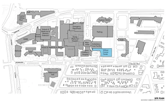 URMC+James+Wilmot+Cancer+Center+Site+Plan