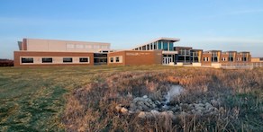 “The facility uses geothermal heating and cooling, extensive use of natural daylight harvest, as well as other environmentally conscious strategies to reduce its ecological footprint."