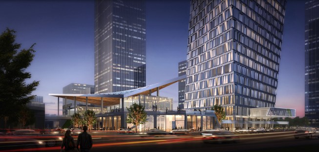 Xuhui Binjian Media City 188S-G-1 Tower and Podium 