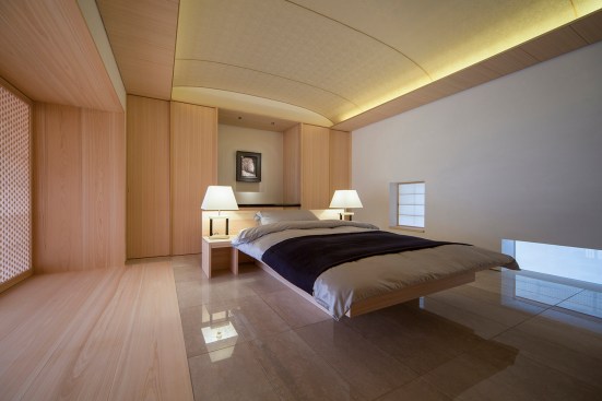 Looking at the bedroom