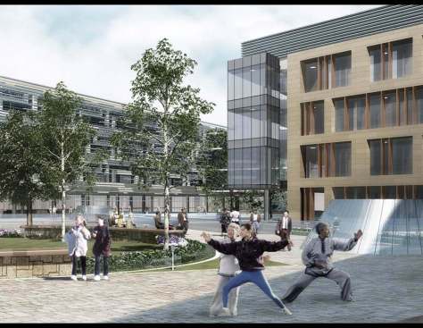 Outdoor space rendering