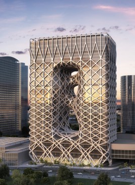City+of+Dreams+Hotel+Tower%2c+Cotai%2c+Macau+-+North+Elevation