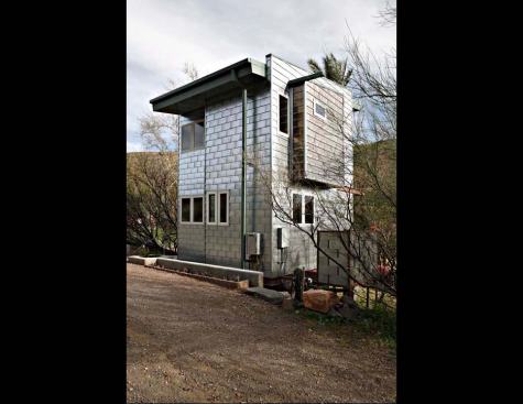 Rear view of Treehouse from road.
