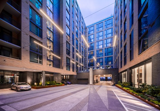 Entry courtyard