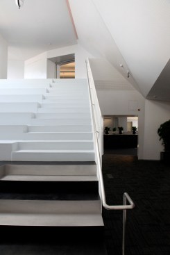 Bowtie interior stair.