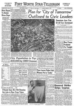 The+March+11%2c+1956+edition+of+the+Fort+Worth+Star-Telegram+announced+Gruen%27s+plan+to+city+residents.