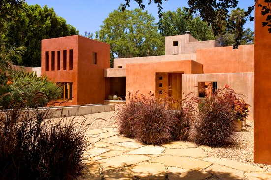 Mandeville Canyon modern home landscape design