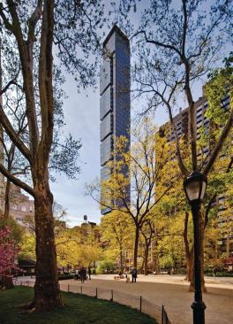 CetraRuddy used rooftop dampers to help provide stability and minimize the sway of the 50-story tower.