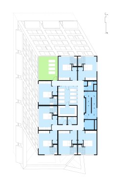 Floor plans, level 7. 