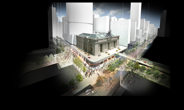 Foster + Partners' scheme aims to ameliorate entrances and connections, while reclaiming outdoor pedestrian spaces and civic stature.