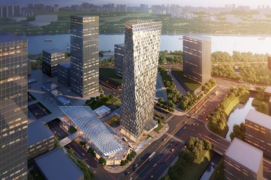 Xuhui Binjian Media City 188S-G-1 Tower and Podium 