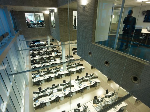 View to trading floor.