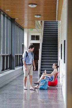 Ample daylight is seen throughout the building.