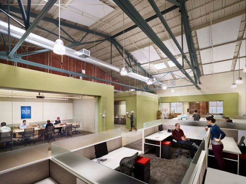 Open work area