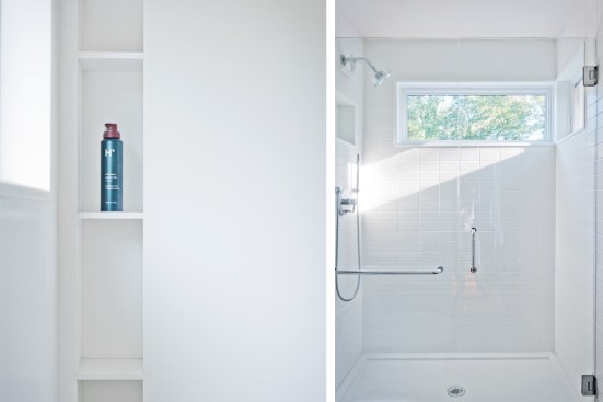 Master shower