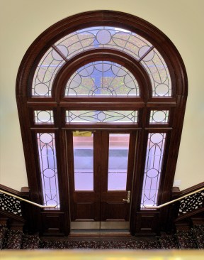 Restored leaded glass