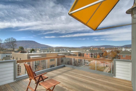 View from roof deck