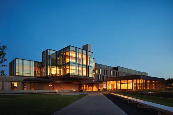 Richard Ivey Building at dusk
