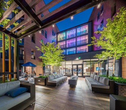 Courtyard at the lobby