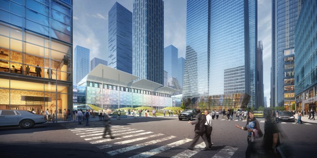 Penn Station from 7th Avenue.