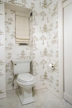 Manhattan powder room renovation @ 91 Central Park West