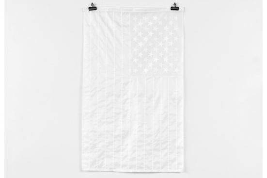 Love your country, but struggle with red, white, and blue as a color scheme? This monochromatic U.S. flag is perfect for the picky patriot. • $185, stampdla.com