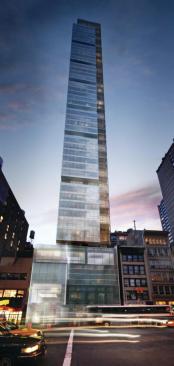 A rendering perspective from 23rd Street.
