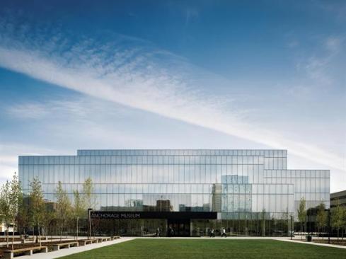 The new addition to the Anchorage Museum is situated on the west side of the existing building, allowing Chipperfield's addition to be the closest fa?ade to downtown Anchorage. This allowed the museum to develop a new institutional identity and create a new public entry, situated in a landscaped public park designed and constructed at the same time as the museum addition on the site.