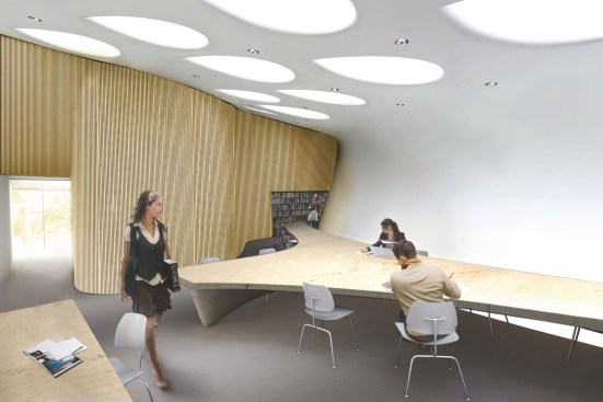 South end of library.