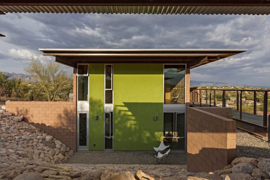 West Facade from Carport