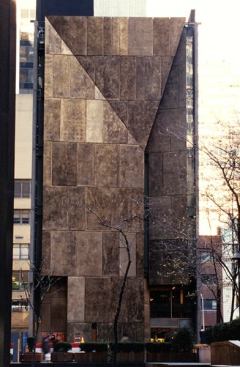 American Folk Art Museum, New York, by Tod Williams Billie Tsien Architects.