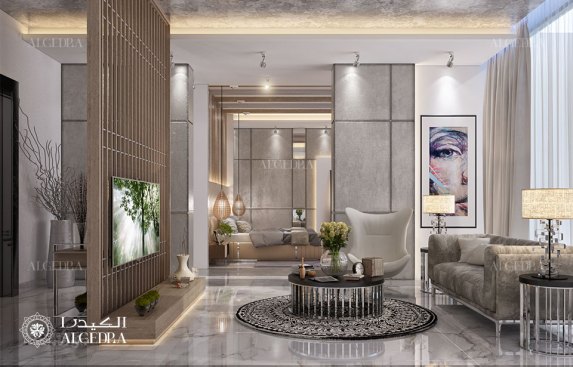 Bedroom sitting lounge interior